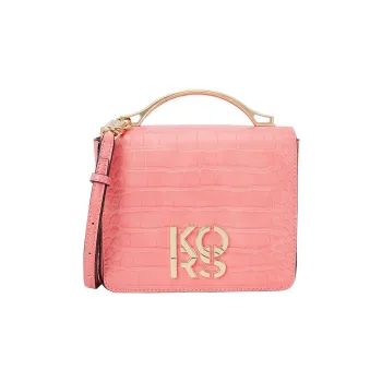 MICHAEL KORS Kathy Artificial Leather Square Bag Handbag Shoulder Bag Crossbody Bag Small Size Women's Watermelon Red