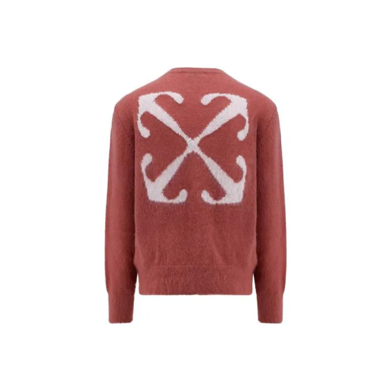 OFF WHITE Arrow Motif Crewneck Jumper-1