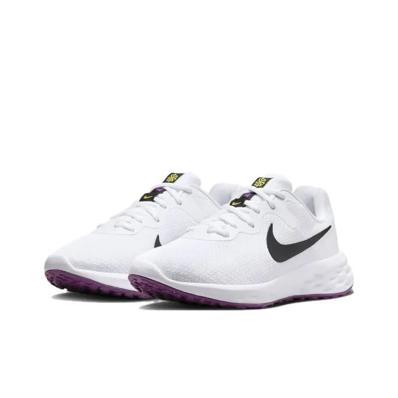 Nike Revolution 6 Wide 'White Vivid Purple' Women's-2