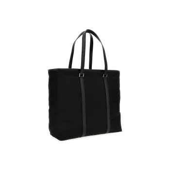 PRADA Nylon Tote Bag, Shopping Bag, Shoulder Bag, Handbag Regular Men's Black