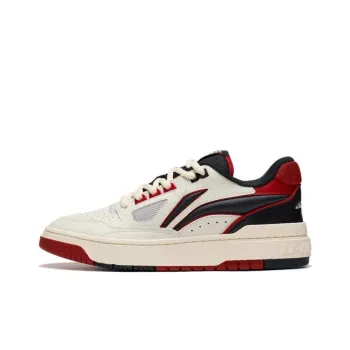 LiNing Rookie 2 Cushioning, Wear Resistant Low Top Basketball Shoes Men's White Red