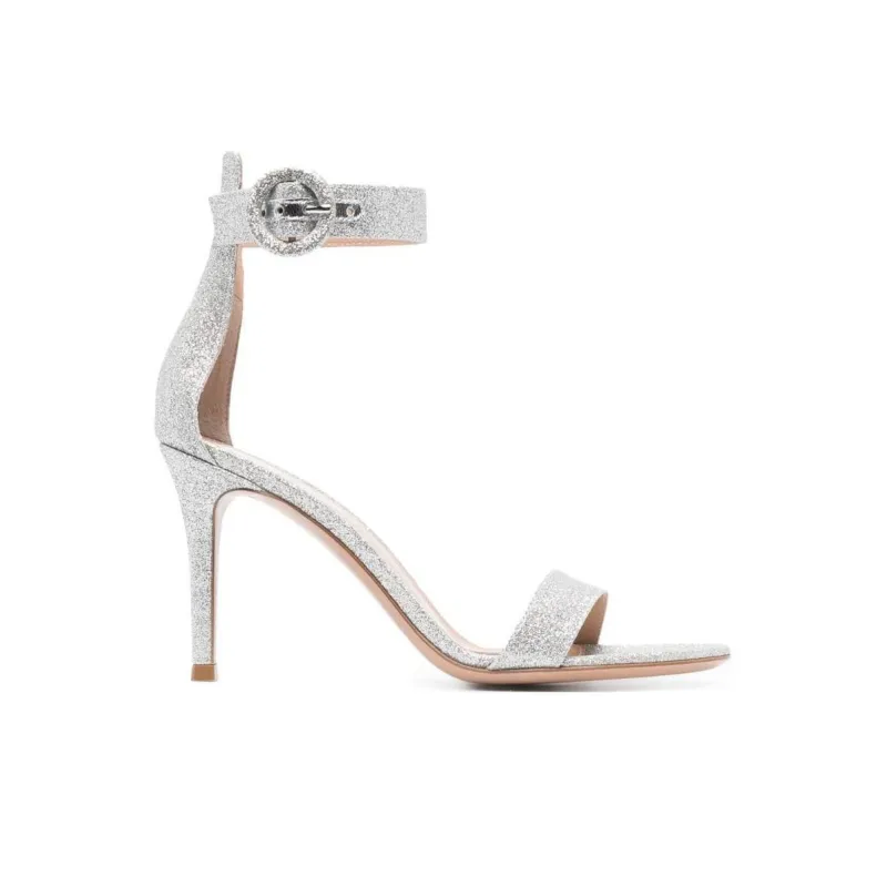 GIANVITO ROSSI Portofino 85mm Glitter Sandals-1