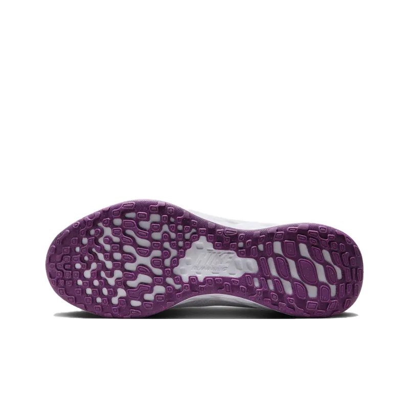Nike Revolution 6 Wide 'White Vivid Purple' Women's-5