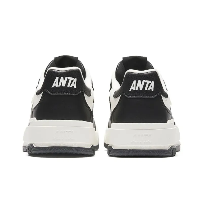 Anta 982 Low Top Skateboard Shoes Men's White Black-3