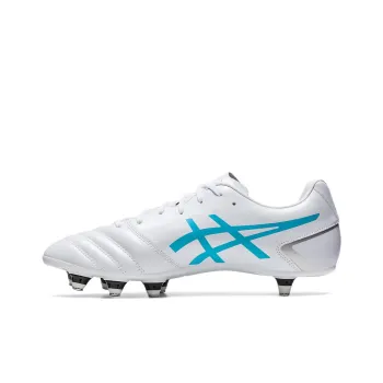 Asics DS LIGHT Gain ST Slip Resistant Soccer Shoes Men's White Blue