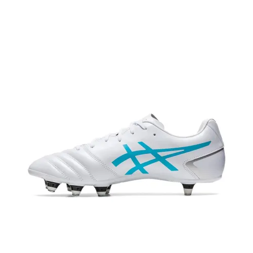 Asics DS LIGHT Gain ST Slip Resistant Soccer Shoes Men's White Blue
