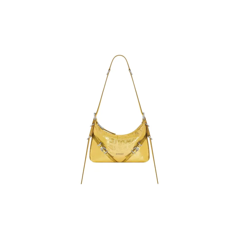 Givenchy Voyou Lambskin Portable Crossbody Bag Shoulder Bag Women's Gold-0