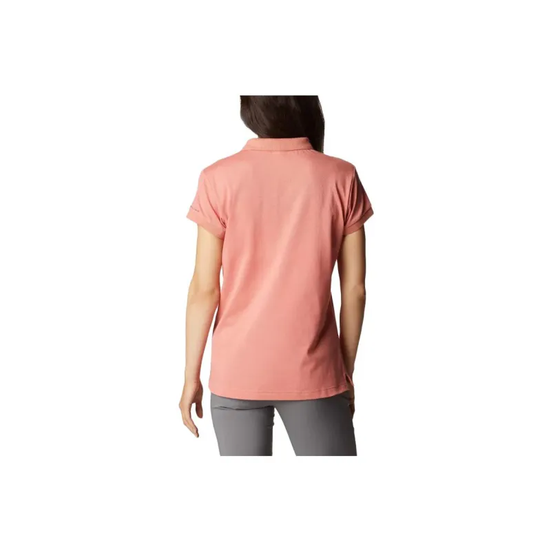 Columbia Polo Shirts Women's Deep Coral-1