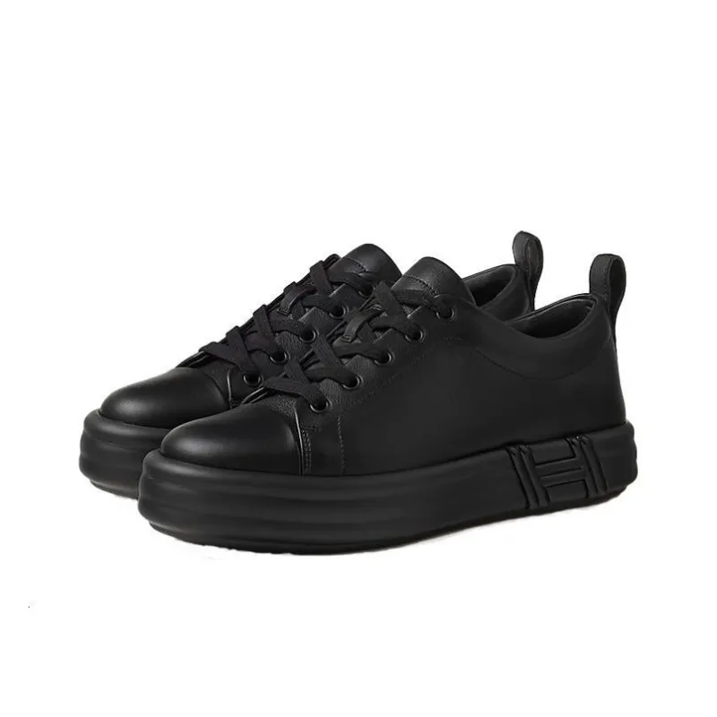 HERMES Happy Low-Top Casual Shoes Women's Black-2