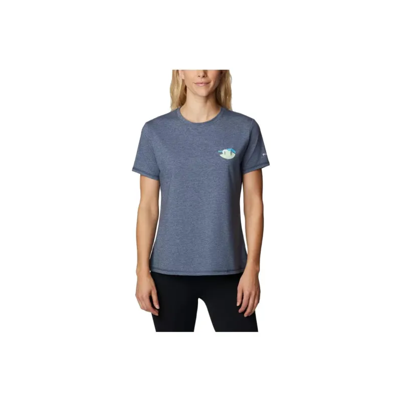 Columbia T Shirts Women's Blue-1