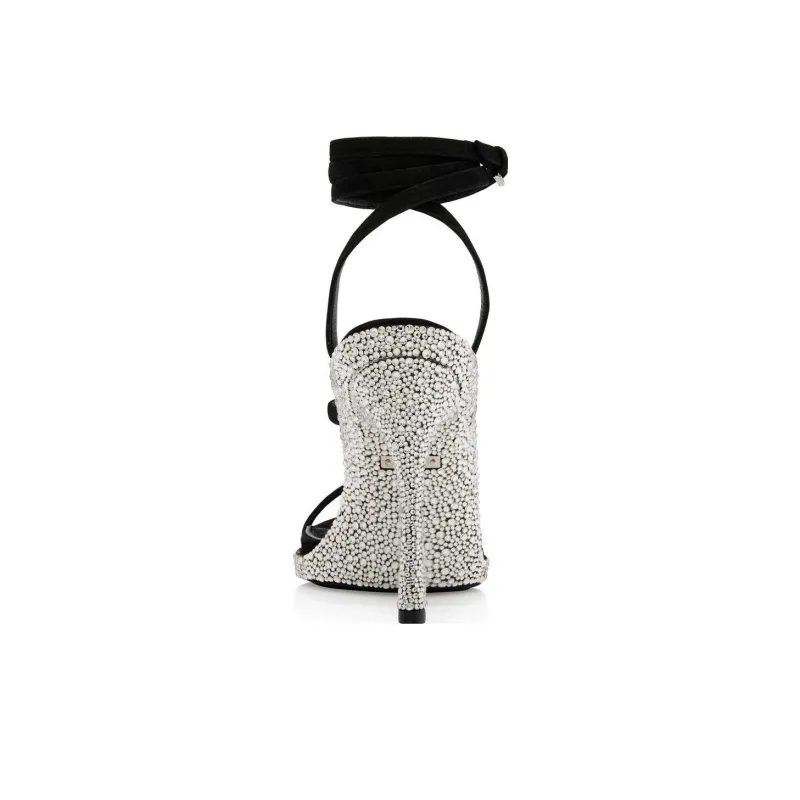 TOM FORD Opanka Strap Sandals Women's Black-4