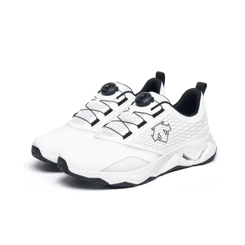 DESCENTE TRAINING Anti Slip Wear Resistant Low Top Training Shoes Unisex White-1