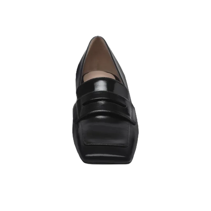 GIANVITO ROSSI Christina Loafers Women's Black-4