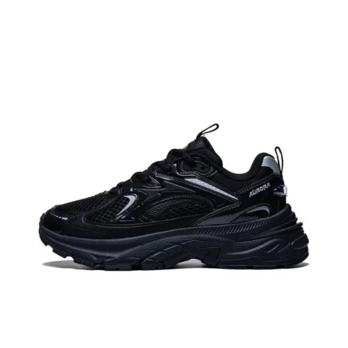 LiNing Aurora 2K Cushioning Wear Resistant Low Top Casual Shoes Women's Black