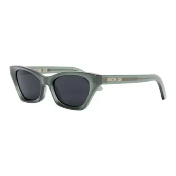 DIOR Acetate Irregular Shape Sunglasses Women's Green