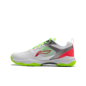 LiNing Gladiator Cushioning Wear Resistant Low Top Badminton Shoes Unisex Fluorescent Flame Red