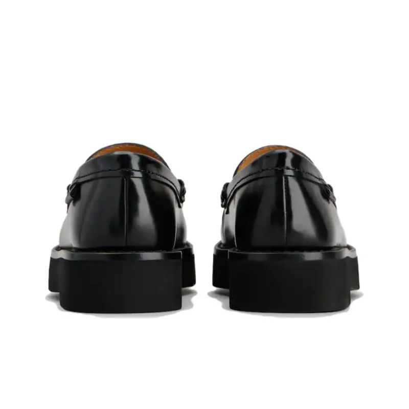 TOD'S Logo Plaque Round Toe Loafers Women's-3