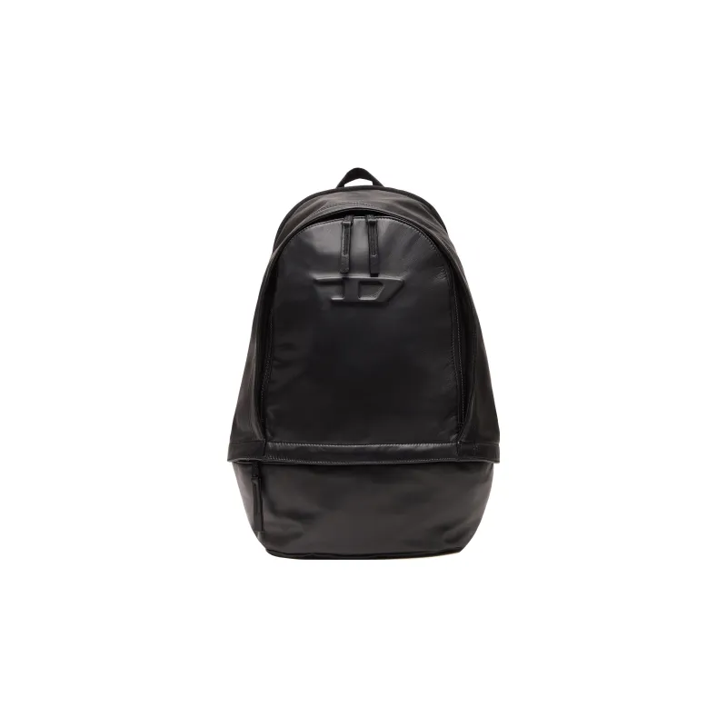 DIESEL Sheepskin Blended With Polyester Backpack Men's Black-0