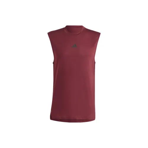 Adidas Tank Tops Men Contour Red