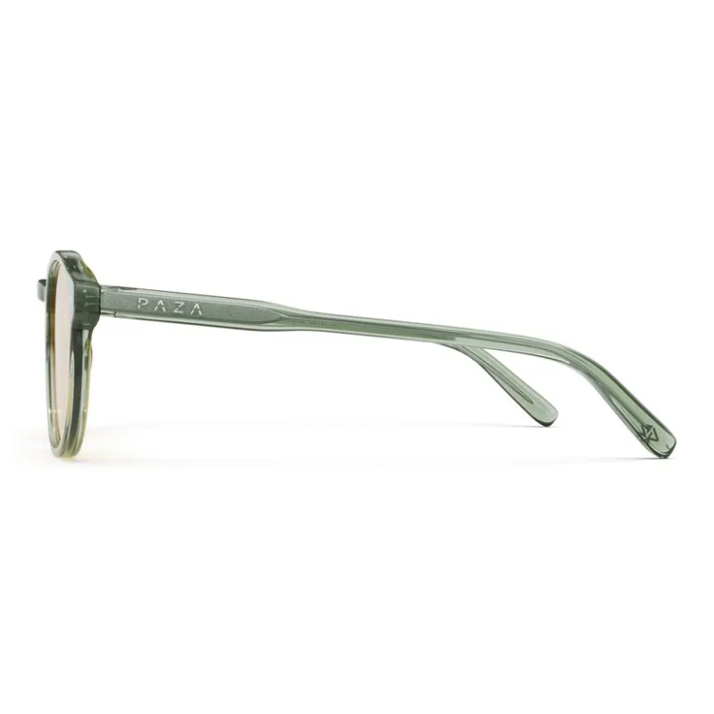 PARZIN Plate Frame Round Sunglasses Unisex Multicolor-5