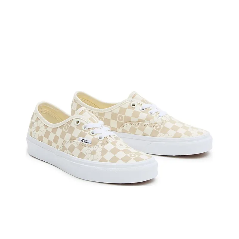 Vans Floral Check Authentic 'Beige White'-2