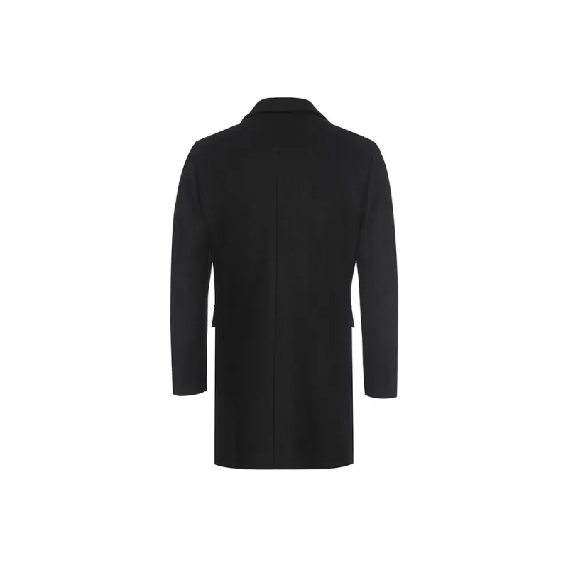 DAVID NAMAN Coats Men Black-2