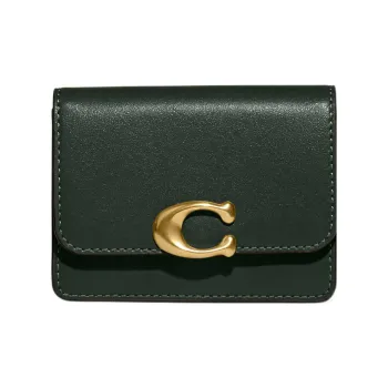 COACH Bandit Calfskin Coin Purses Wallets Mini Women's Amazon Green