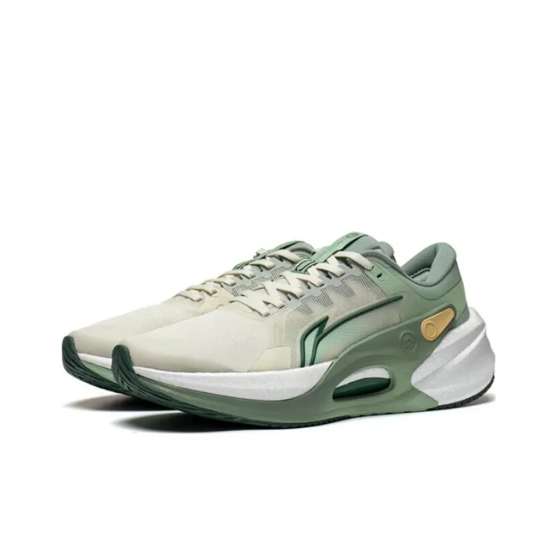 LiNing Furious Rider 7.0 Wear Resistant Low Top Running Shoes Men's Green-2