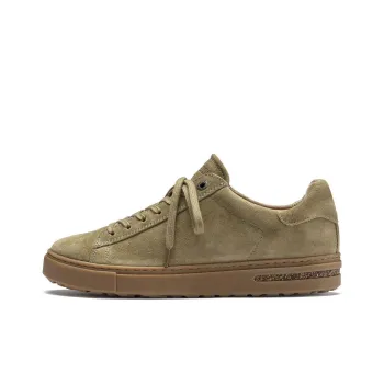 Birkenstock Low Top Skateboard Shoes Unisex Khaki Narrow Fit