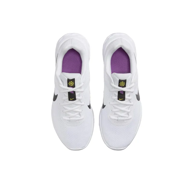 Nike Revolution 6 Wide 'White Vivid Purple' Women's-3