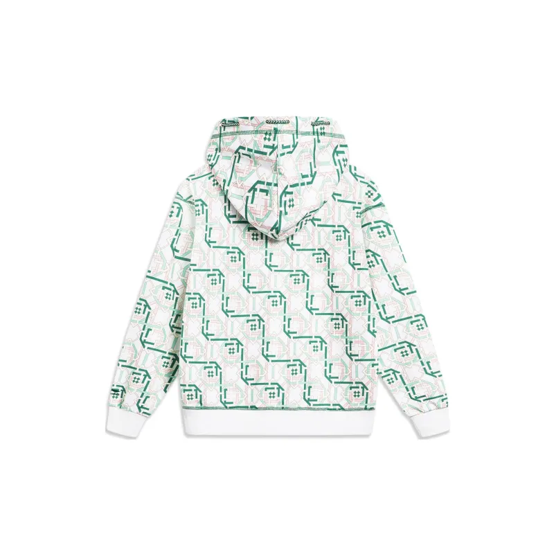 LiNing Sports Trend Series Sweatshirt Women's Jade Frost Green All Over Print-1