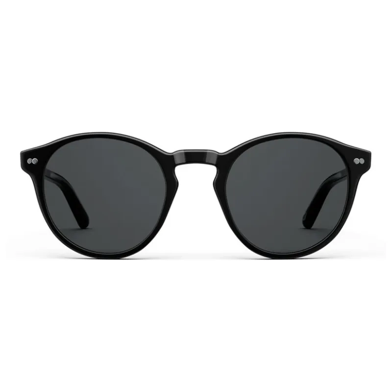PARZIN Plate Frame Round Sunglasses Unisex Multicolor-1