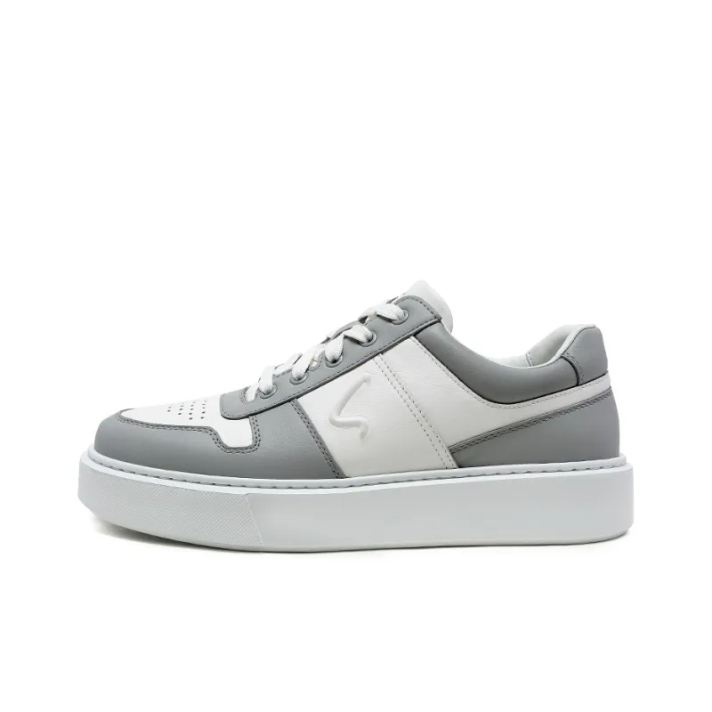 Satchi Skateboard Shoes Men Low Top White-0