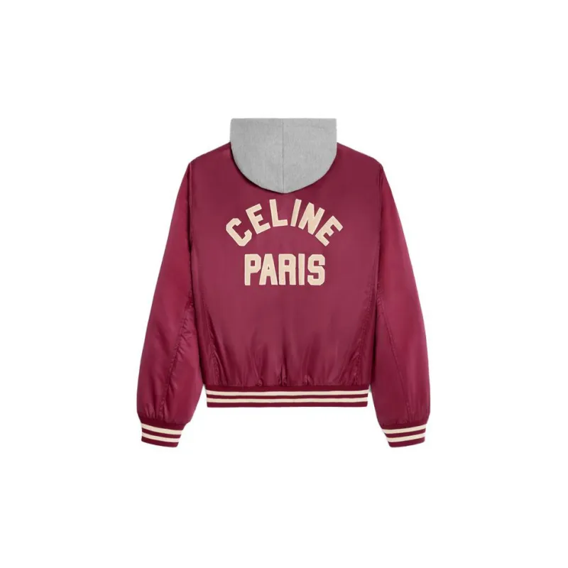 CELINE Oversized Hooded Teddy Jacket-3
