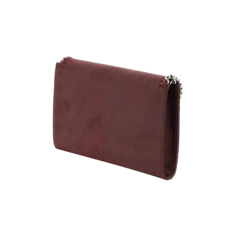 Stella McCartney Falabella Artificial Leather Shoulder Bag Crossbody Bag Women's Burgundy-3
