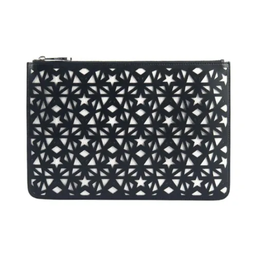 GIVENCHY Leather Clutch Women's Blue
