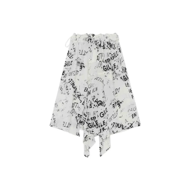 Yohji Yamamoto Casual Long Skirts Women's White-1