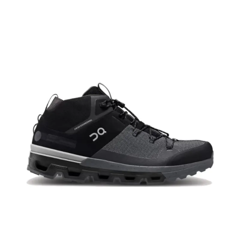 On Cloudtra Breathable Mid Top Outdoor Shoes Men's Black-1