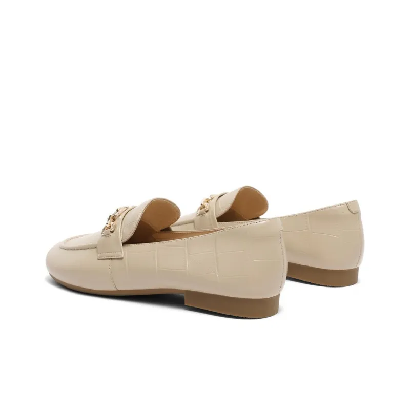 BELLE Gommino Loafers Women's Beige/Apricot-6