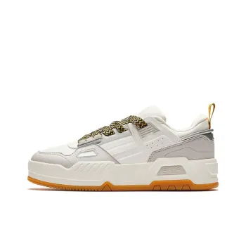 Anta Platform Low Top Skateboard Shoes Men's White Gray