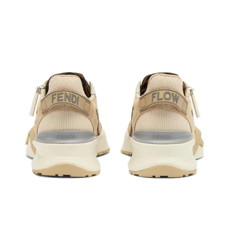 FENDI Flow Low Top Casual Shoes Women's Beige-3