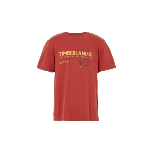 Timberland T-Shirts Men Red