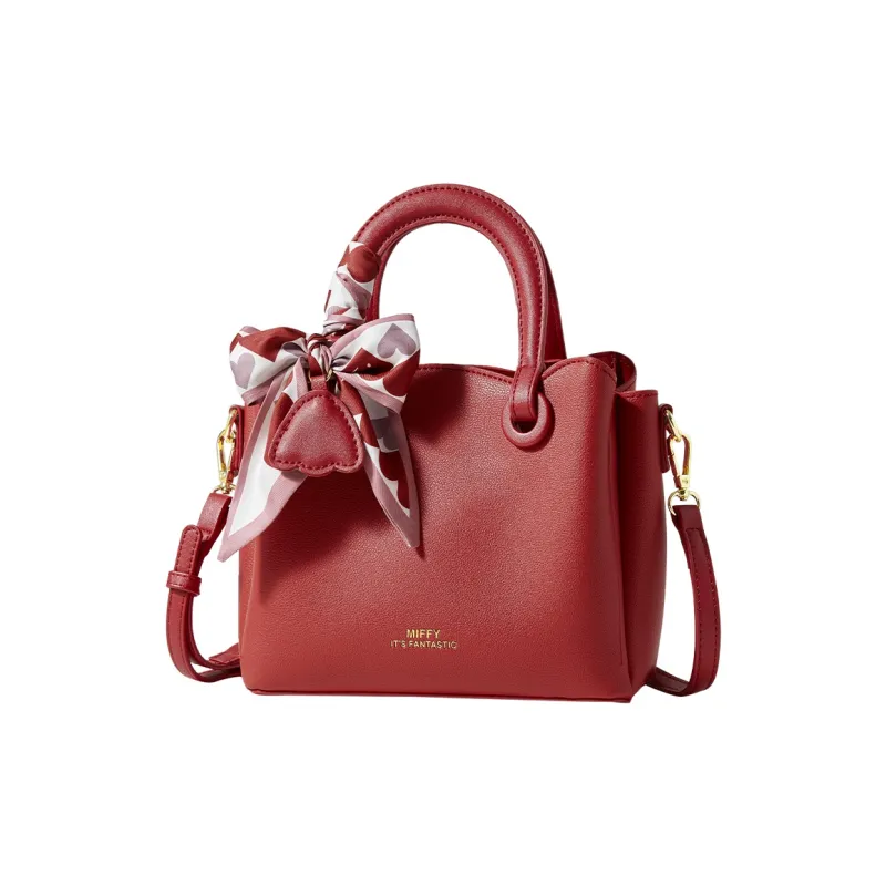 Miffy PU Handbag, Shoulder Bag, Crossbody Bag Women's White/Red-1