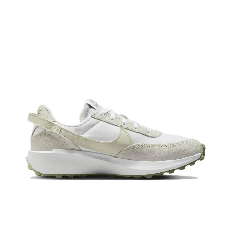 Nike Waffle Debut White Sea Glass Oil Green Women's-1
