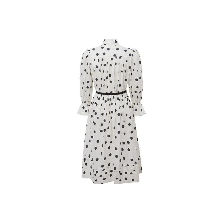 D'zzit Long Sleeved Dresses Women's White-1