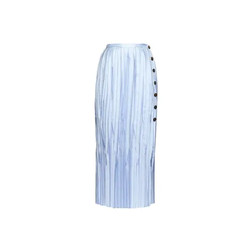 Ferragamo Casual Long Skirts Women's Light Blue