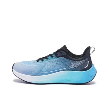 QIAODAN Flying Shadow 3.0 Slip Resistant Rebound Low Top Running Shoes Men's Angel Blue