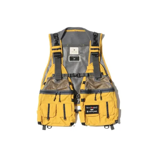 Snow Peak Vests Men Mustard Yellow