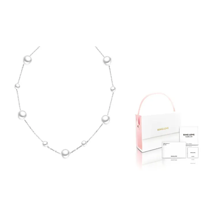 RINGLOVE S925 Silver Necklaces Women's Silver Purple-4