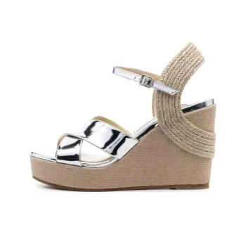 Jimmy Choo Dellena One-Strap Sandals 10.5cm Women's Silver